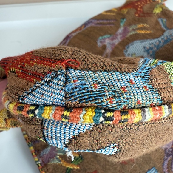 Laurel Burch Sun N Sand “Spirt of the Red Horse" Tapestry Shoulder Bag - Picture 11 of 15